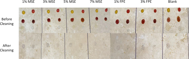 Figure. 9 Stained Travertine